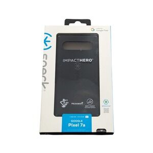 B9. Speck - Impact Hero Case for Google Pixel 7a -‎ Black/Slate Grey